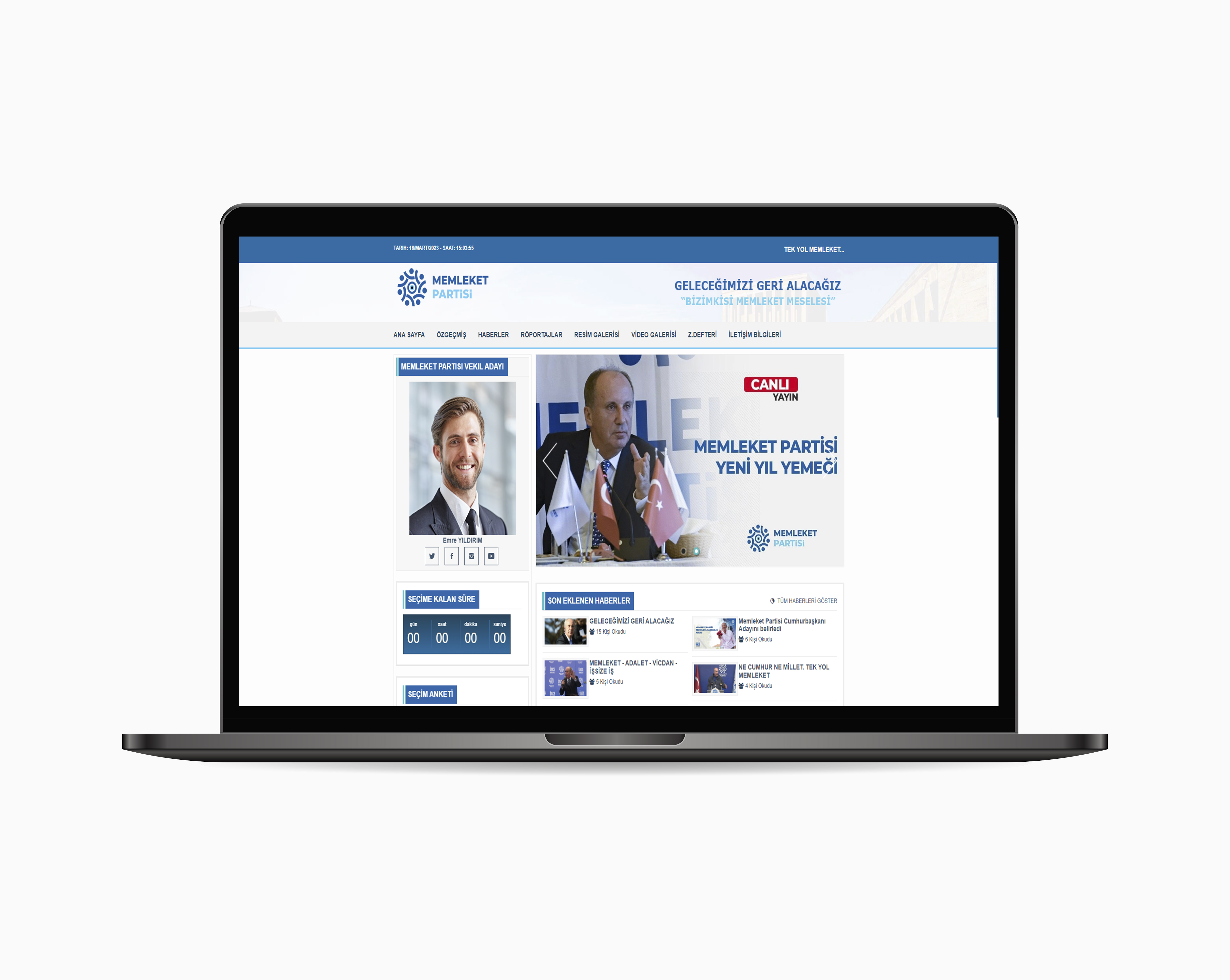 Parti & Aday Web Tasarım Hizmeti